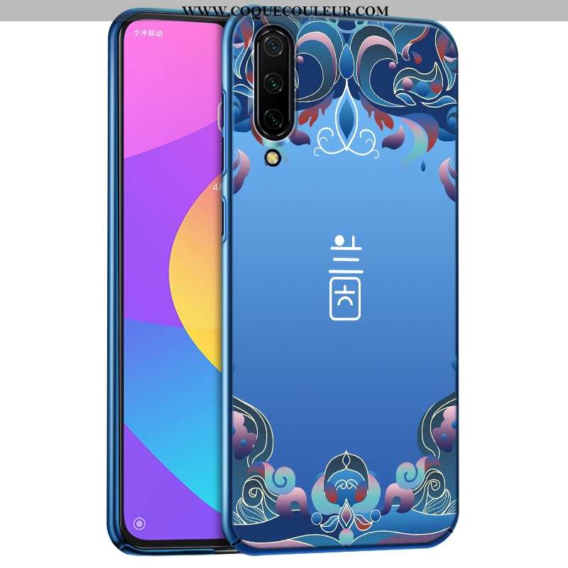 Housse Xiaomi Mi 9 Se Protection Téléphone Portable Petit, Étui Xiaomi Mi 9 Se Délavé En Daim Bleu