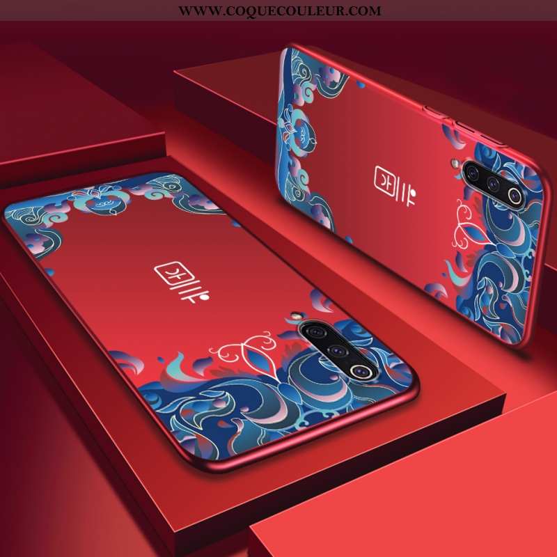 Housse Xiaomi Mi 9 Se Protection Téléphone Portable Petit, Étui Xiaomi Mi 9 Se Délavé En Daim Bleu