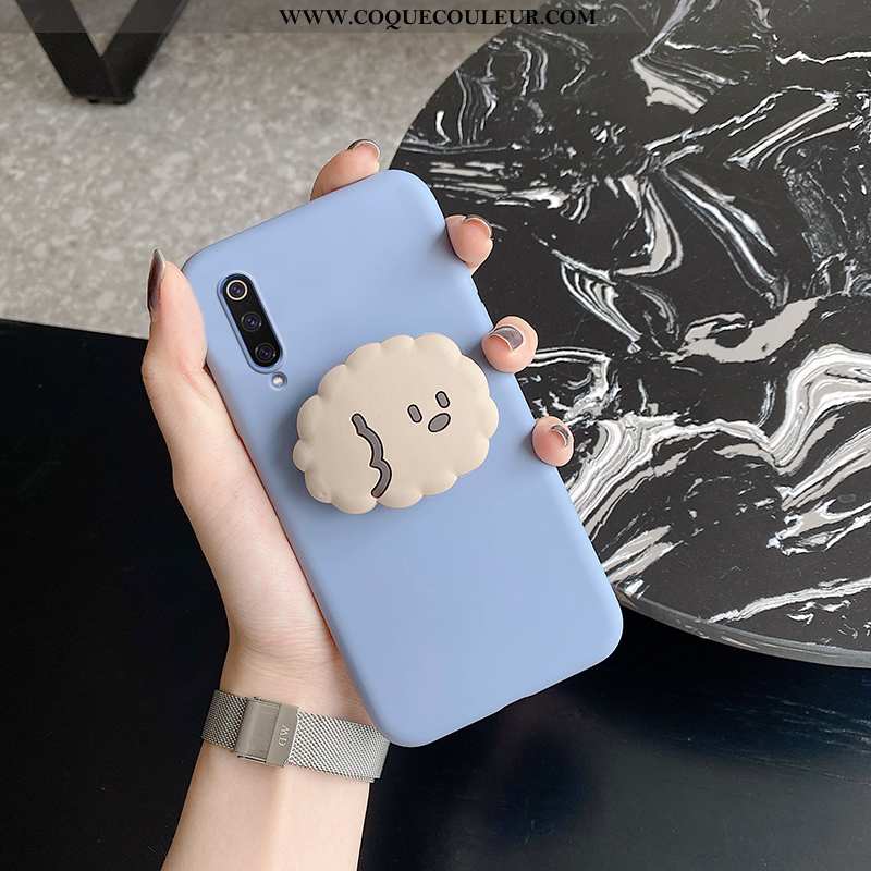 Étui Xiaomi Mi 9 Légère Téléphone Portable, Coque Xiaomi Mi 9 Silicone Ours Bleu