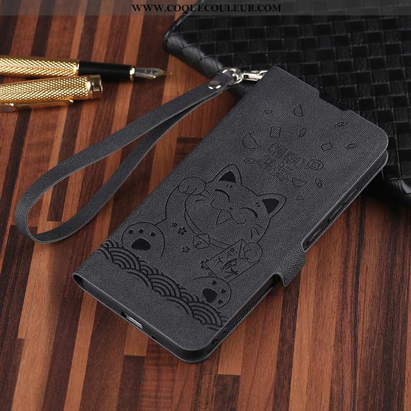 Étui Xiaomi Mi 9 Protection Coque Tout Compris, Xiaomi Mi 9 Créatif Tendance Noir