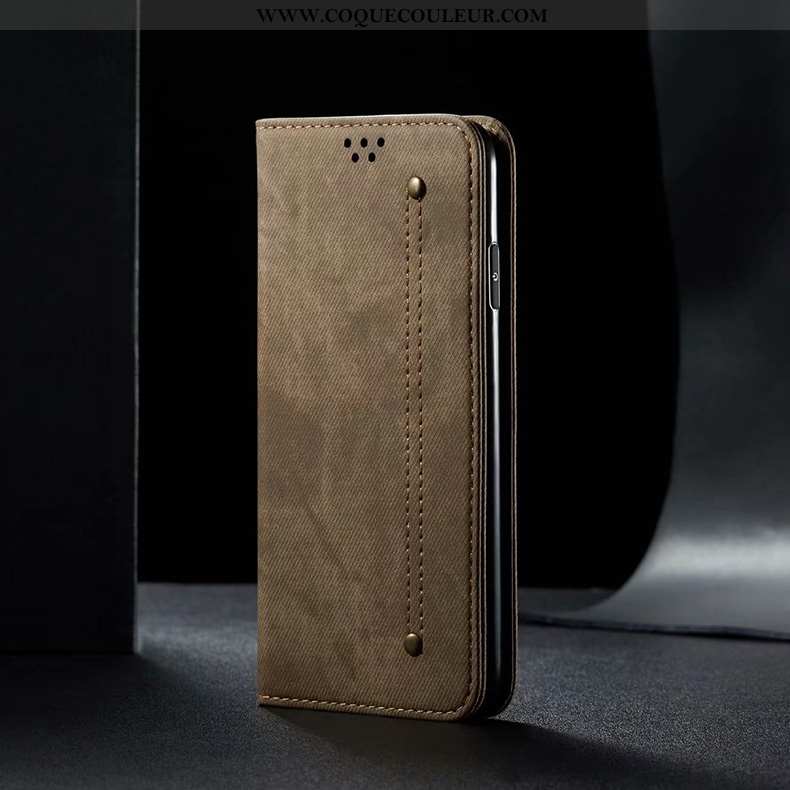 Étui Xiaomi Mi 9 Silicone Téléphone Portable Cuir, Coque Xiaomi Mi 9 Protection Housse Marron