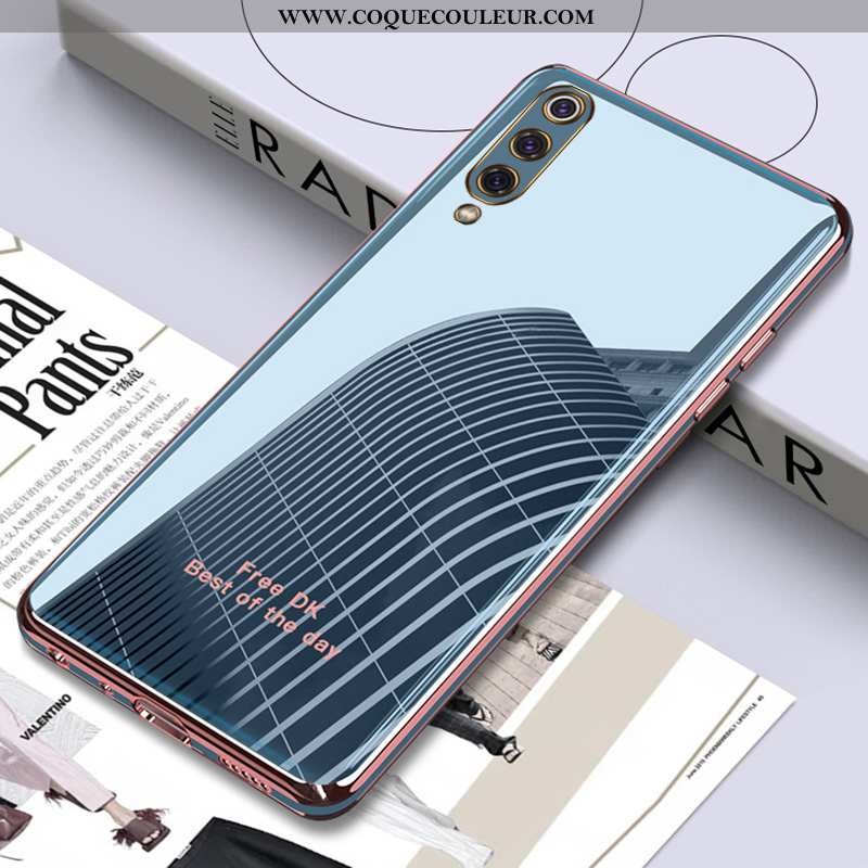 Coque Xiaomi Mi 9 Transparent Vert Étui, Housse Xiaomi Mi 9 Personnalité Incassable Turquoise