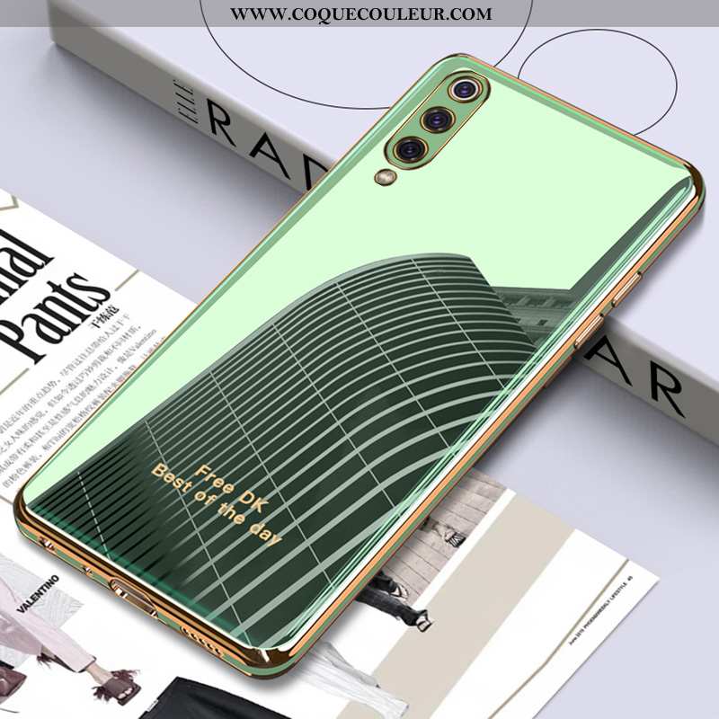 Coque Xiaomi Mi 9 Transparent Vert Étui, Housse Xiaomi Mi 9 Personnalité Incassable Turquoise