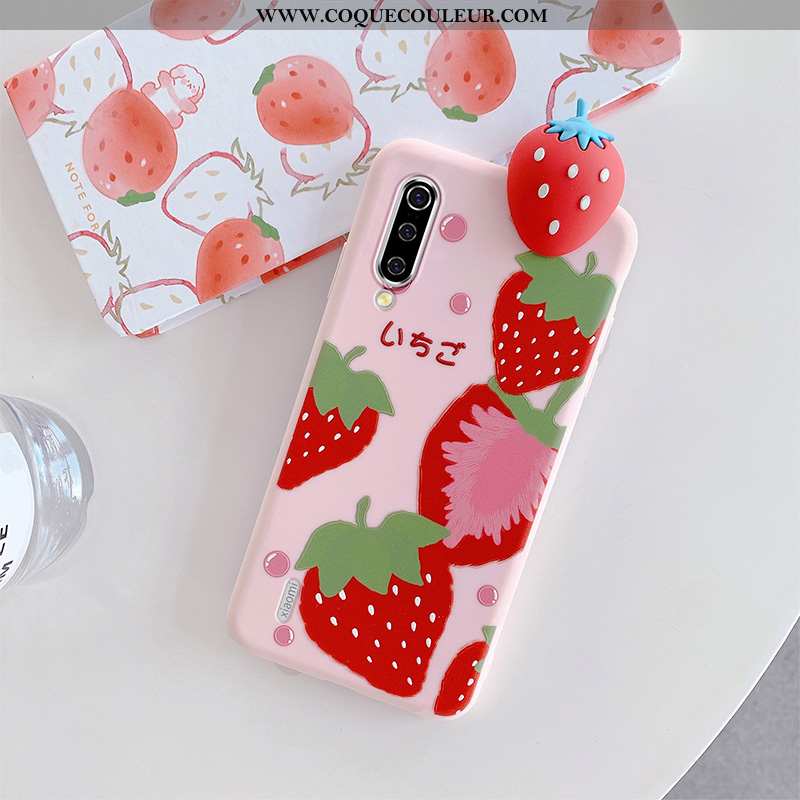 Étui Xiaomi Mi 9 Original Rouge Téléphone Portable, Coque Xiaomi Mi 9 Silicone Petit