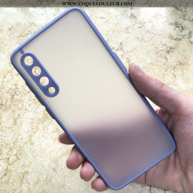 Étui Xiaomi Mi 9 Fluide Doux Incassable, Coque Xiaomi Mi 9 Protection Bleu