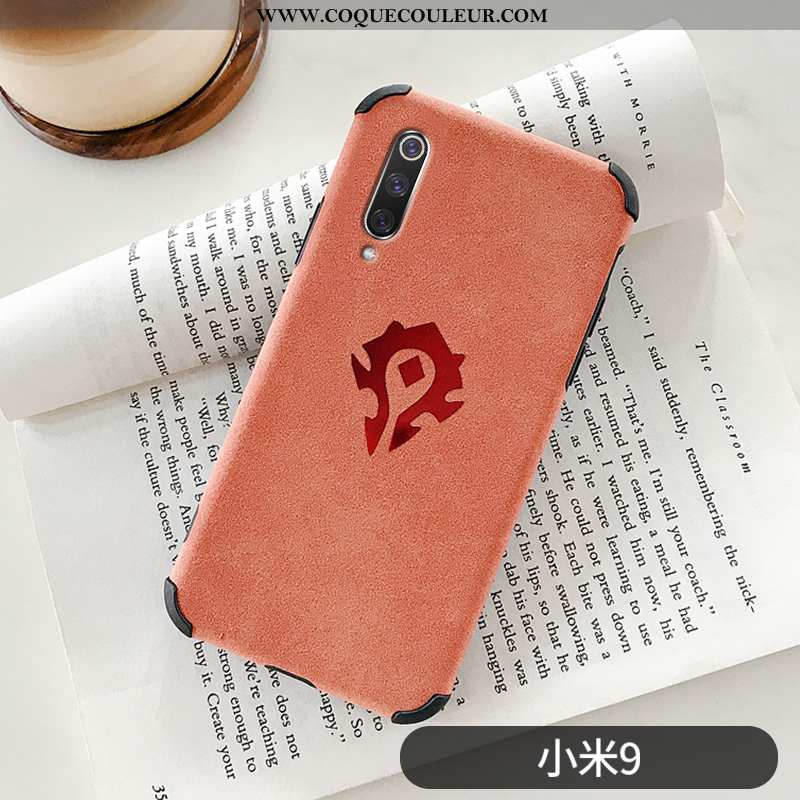 Étui Xiaomi Mi 9 Protection Nouveau Net Rouge, Coque Xiaomi Mi 9 Transparent Téléphone Portable Gris