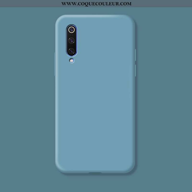 Coque Xiaomi Mi 9 Créatif Petit Tout Compris, Housse Xiaomi Mi 9 Tendance Amoureux Bleu