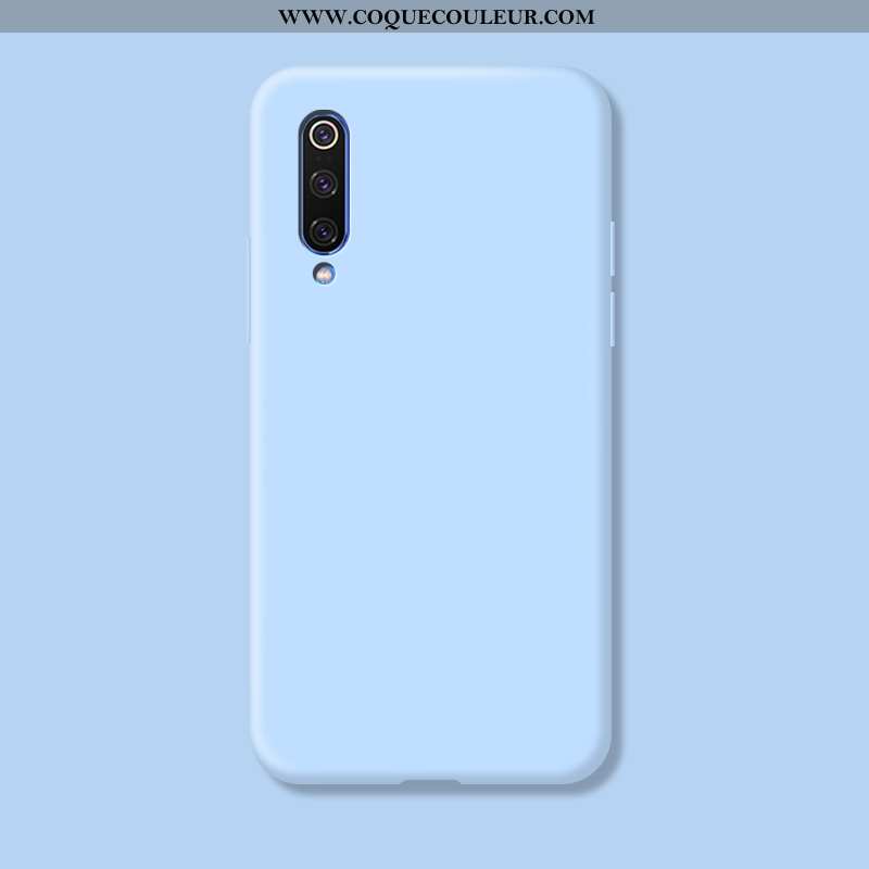 Coque Xiaomi Mi 9 Créatif Petit Tout Compris, Housse Xiaomi Mi 9 Tendance Amoureux Bleu