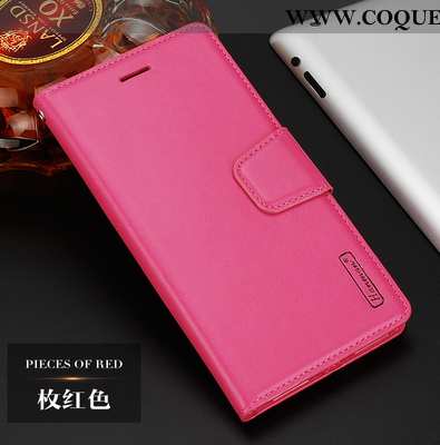 Housse Xiaomi Mi 9 Cuir Tout Compris Business, Étui Xiaomi Mi 9 Protection Téléphone Portable Rose