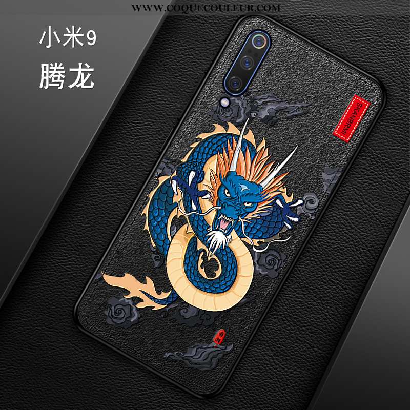 Housse Xiaomi Mi 9 Modèle Fleurie Petit Créatif, Étui Xiaomi Mi 9 Fluide Doux Tendance Verte