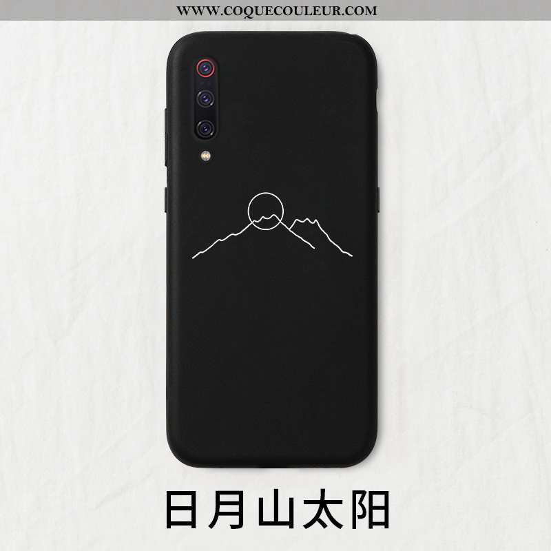 Coque Xiaomi Mi 9 Créatif Blanc Soleil, Housse Xiaomi Mi 9 Petit Téléphone Portable Blanche