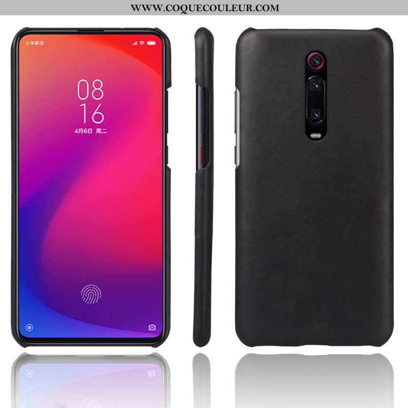 Housse Xiaomi Mi 9t Pro Protection Qualité Rouge, Étui Xiaomi Mi 9t Pro Vintage Coque Marron