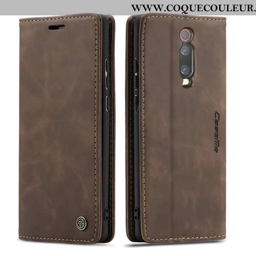 Étui Xiaomi Mi 9t Pro Protection Nouveau Tout Compris, Coque Xiaomi Mi 9t Pro Cuir Marron