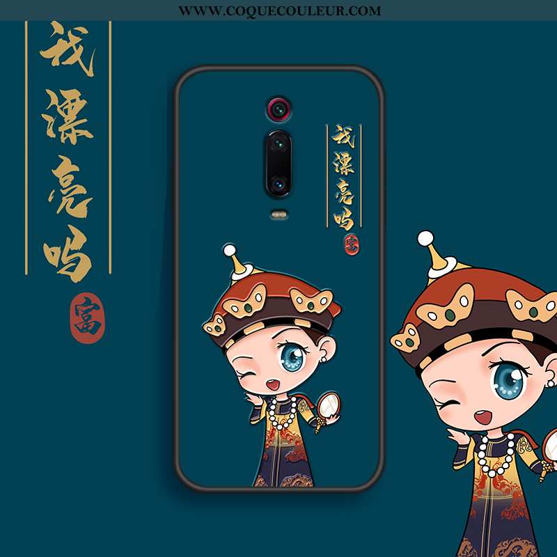 Coque Xiaomi Mi 9t Pro Tendance Tout Compris Bleu, Housse Xiaomi Mi 9t Pro Fluide Doux Étui Bleu