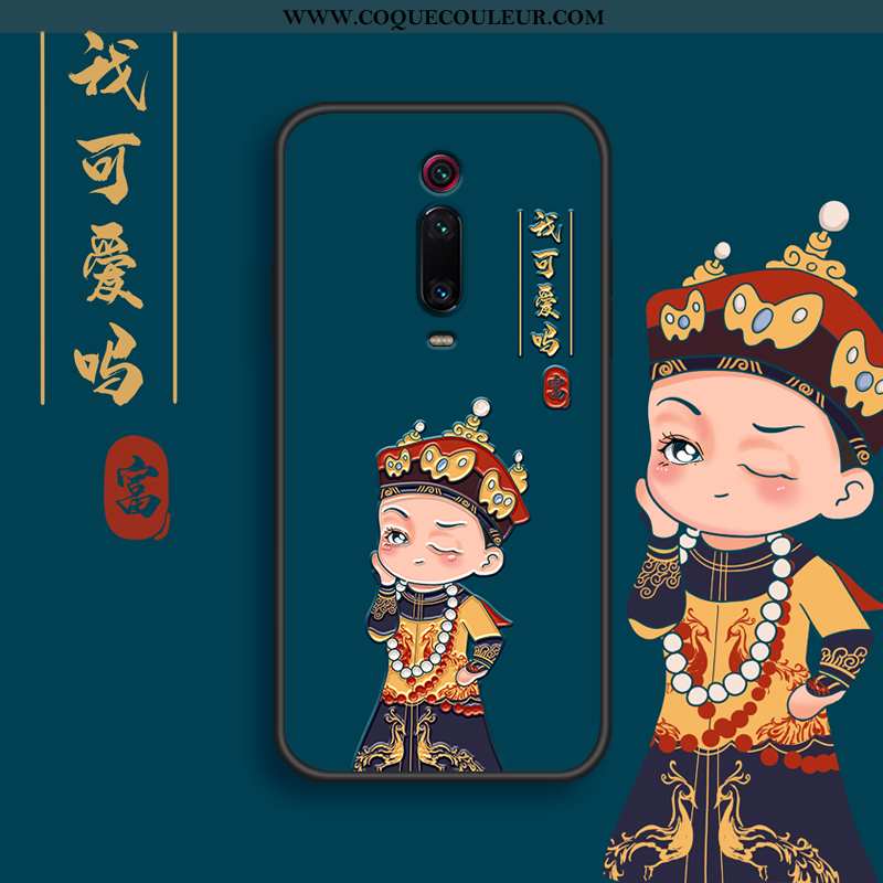 Coque Xiaomi Mi 9t Pro Tendance Tout Compris Bleu, Housse Xiaomi Mi 9t Pro Fluide Doux Étui Bleu