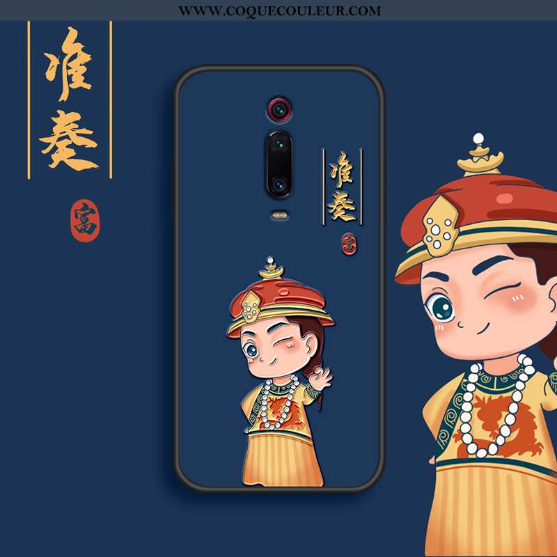 Coque Xiaomi Mi 9t Pro Tendance Tout Compris Bleu, Housse Xiaomi Mi 9t Pro Fluide Doux Étui Bleu