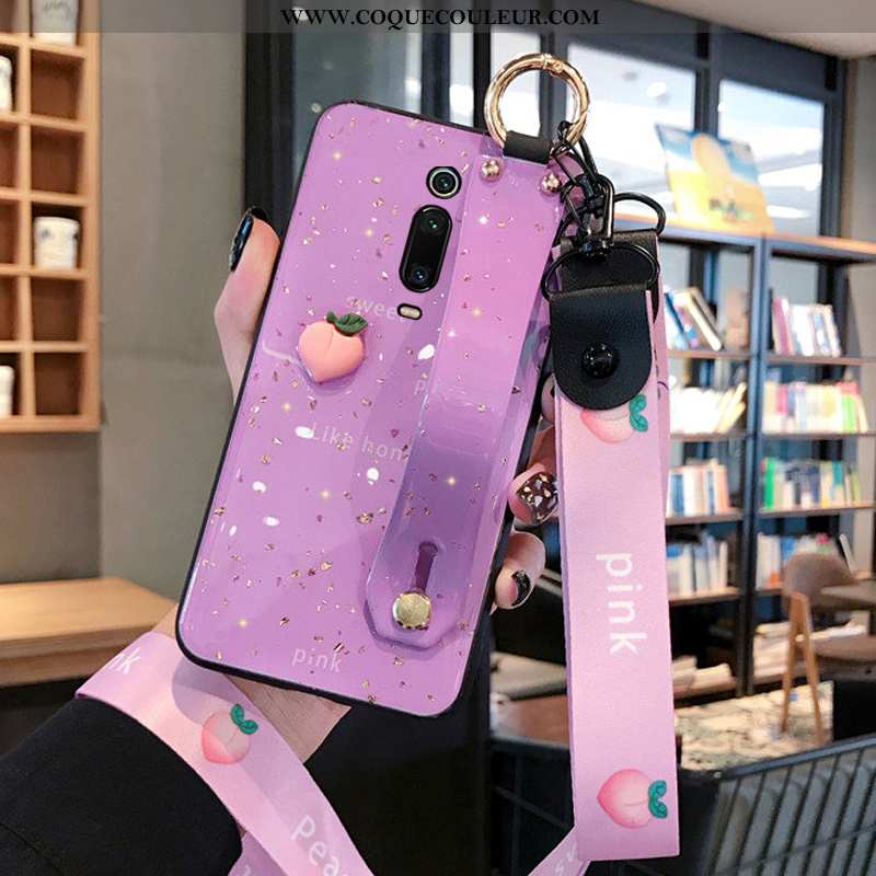 Étui Xiaomi Mi 9t Pro Silicone Net Rouge Ornements Suspendus, Coque Xiaomi Mi 9t Pro Protection Bovi