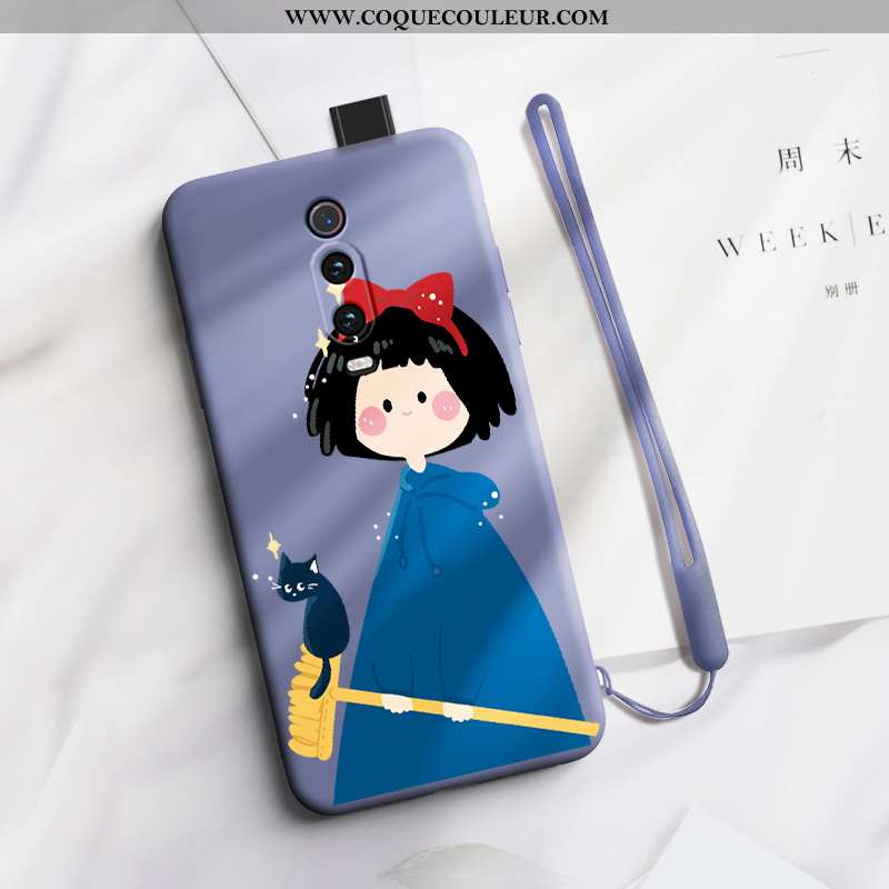 Housse Xiaomi Mi 9t Pro Créatif Fluide Doux Silicone, Étui Xiaomi Mi 9t Pro Dessin Animé Bleu