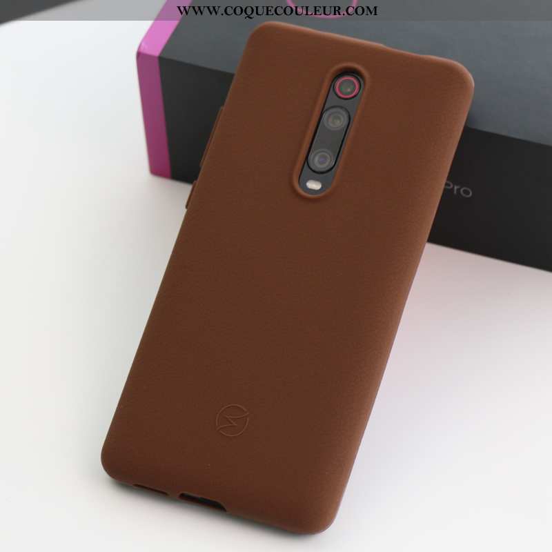 Coque Xiaomi Mi 9t Pro Fluide Doux Bleu Tissu, Housse Xiaomi Mi 9t Pro Silicone Sentir