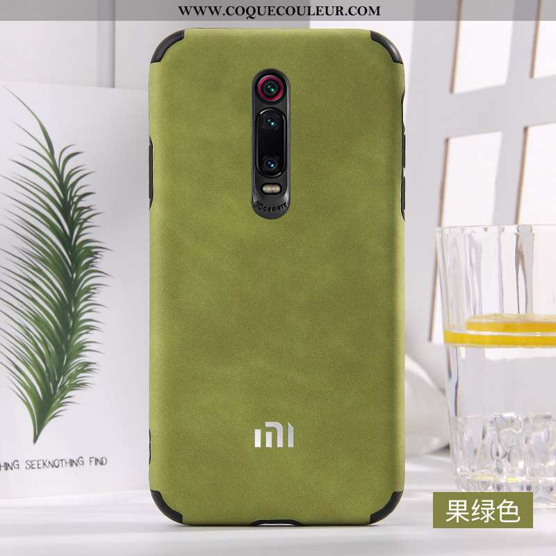 Étui Xiaomi Mi 9t Pro Protection Coque Rouge, Xiaomi Mi 9t Pro Cuir Net Rouge Bleu