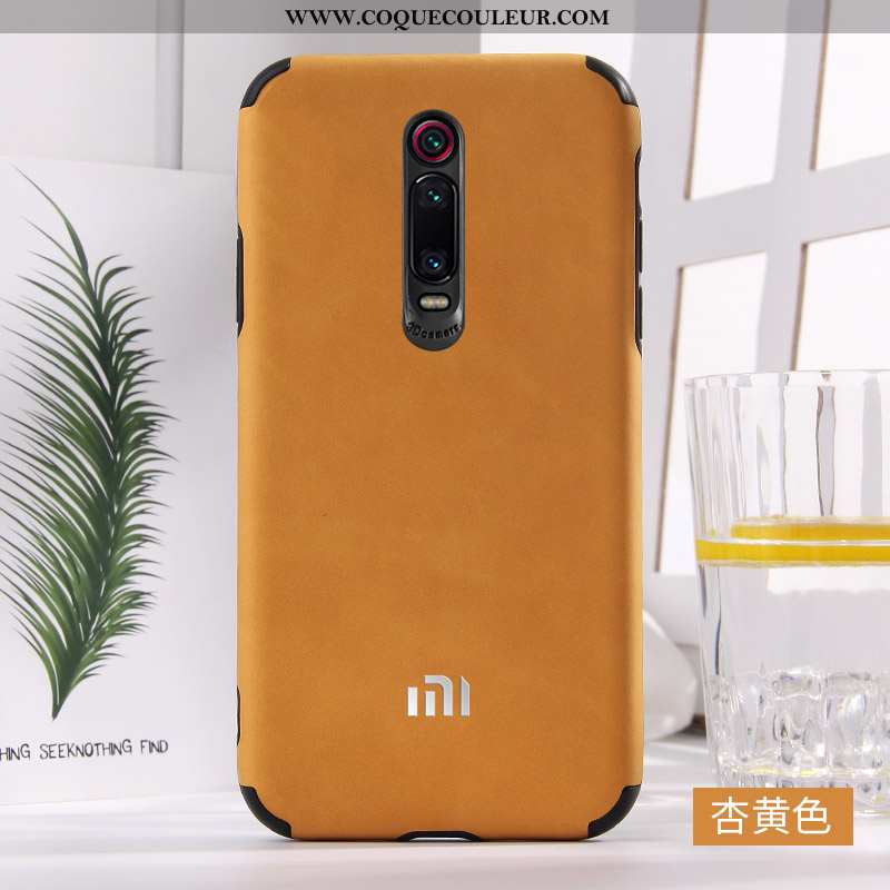 Étui Xiaomi Mi 9t Pro Protection Coque Rouge, Xiaomi Mi 9t Pro Cuir Net Rouge Bleu