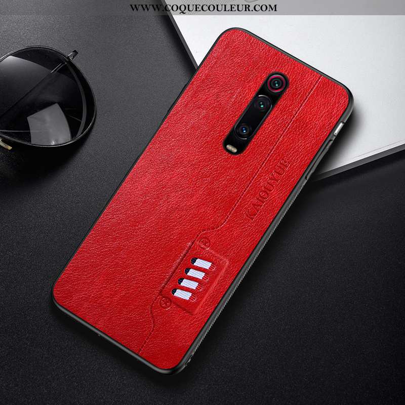 Housse Xiaomi Mi 9t Pro Modèle Fleurie Coque Rouge, Étui Xiaomi Mi 9t Pro Fluide Doux Verte