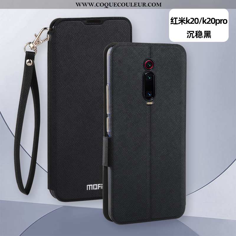 Housse Xiaomi Mi 9t Pro Protection Incassable Étui, Étui Xiaomi Mi 9t Pro Cuir Silicone Noir