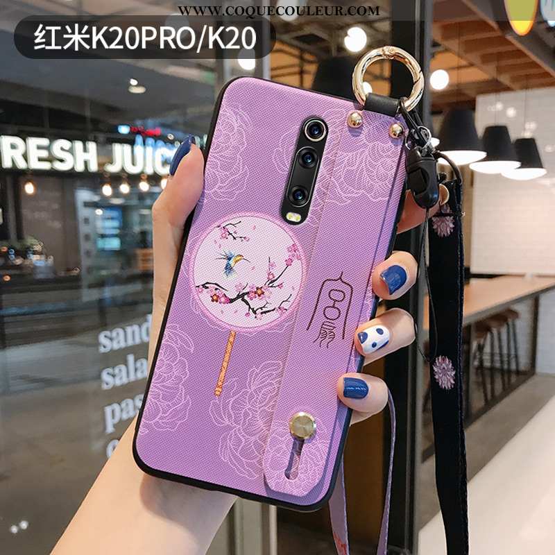 Coque Xiaomi Mi 9t Pro Ornements Suspendus Vintage Petit, Housse Xiaomi Mi 9t Pro Personnalité Viole