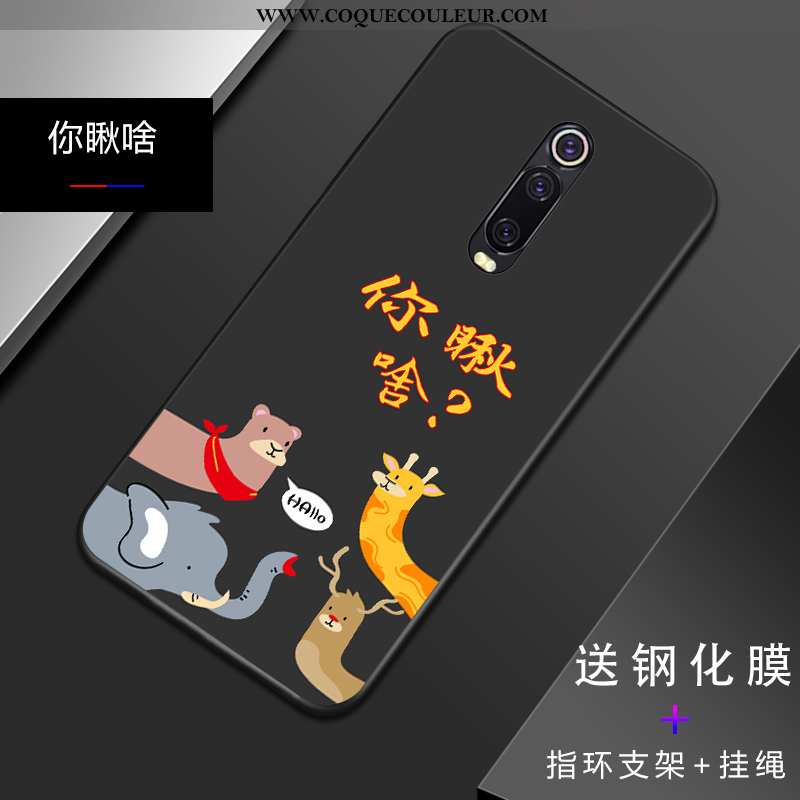 Étui Xiaomi Mi 9t Pro Personnalité Incassable Silicone, Coque Xiaomi Mi 9t Pro Créatif Tendance Bleu