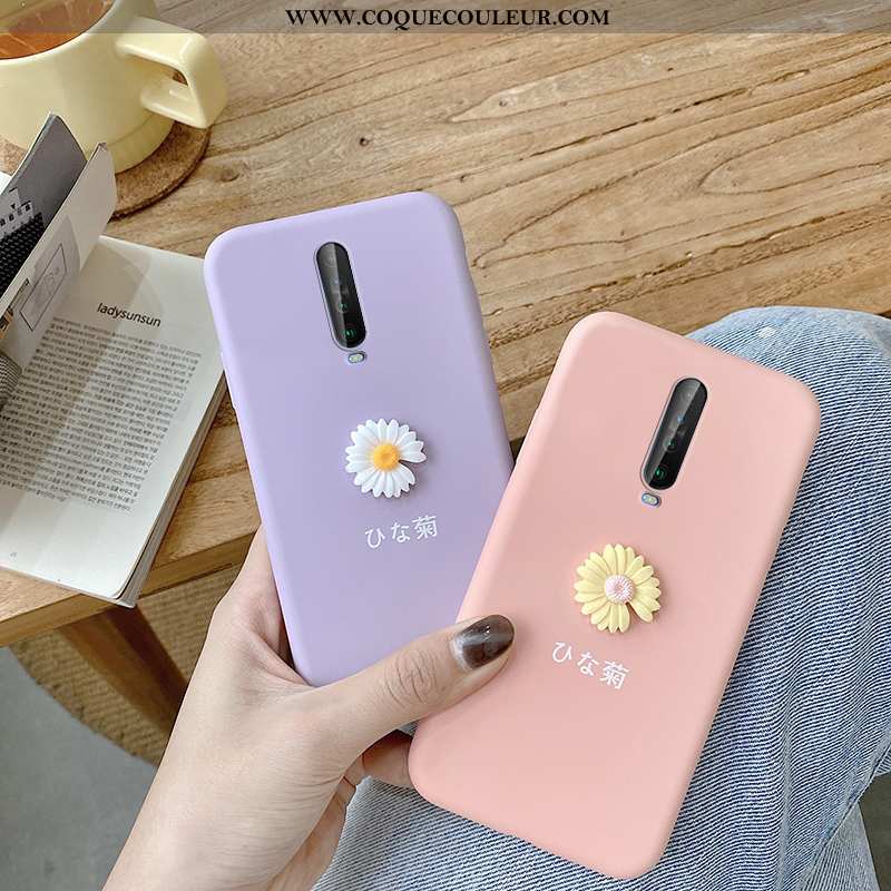 Housse Xiaomi Mi 9t Pro Dessin Animé Fluide Doux Petit, Étui Xiaomi Mi 9t Pro Charmant Violet