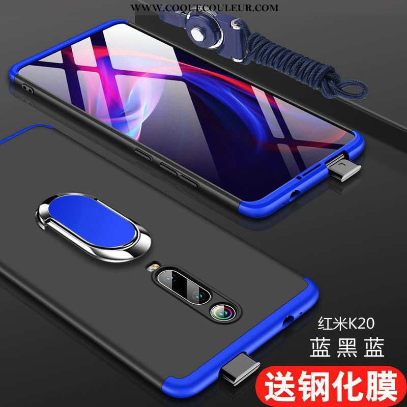 Housse Xiaomi Mi 9t Pro Protection Noir Incassable, Étui Xiaomi Mi 9t Pro Délavé En Daim Grand