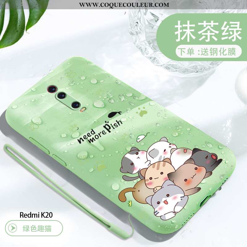 Étui Xiaomi Mi 9t Pro Charmant Créatif Légère, Coque Xiaomi Mi 9t Pro Ultra Dessin Animé Verte