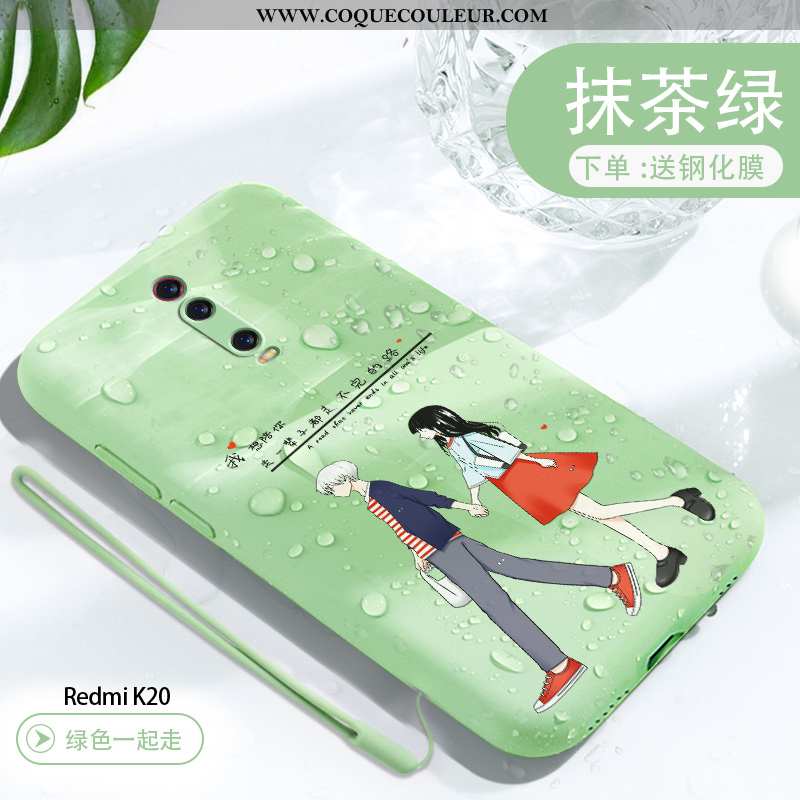 Étui Xiaomi Mi 9t Pro Charmant Créatif Légère, Coque Xiaomi Mi 9t Pro Ultra Dessin Animé Verte