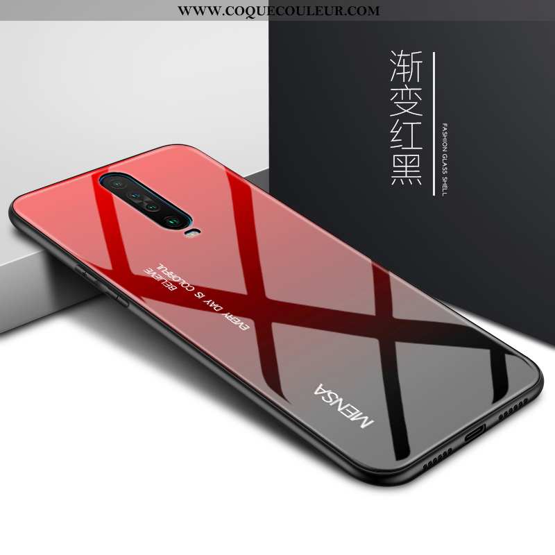 Housse Xiaomi Mi 9t Pro Protection Téléphone Portable Petit, Étui Xiaomi Mi 9t Pro Verre Coque Rouge