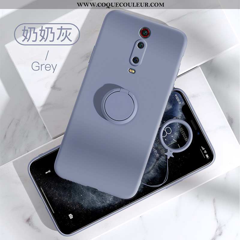 Étui Xiaomi Mi 9t Protection Coque Incassable, Xiaomi Mi 9t Silicone Rouge