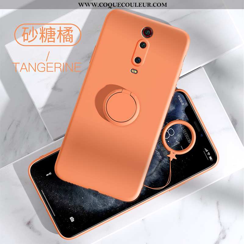 Étui Xiaomi Mi 9t Protection Coque Incassable, Xiaomi Mi 9t Silicone Rouge