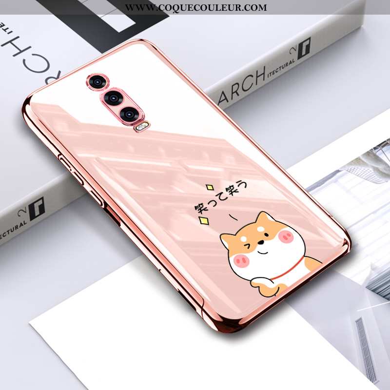 Housse Xiaomi Mi 9t Créatif Vent Tout Compris, Étui Xiaomi Mi 9t Dessin Animé Petit Rose