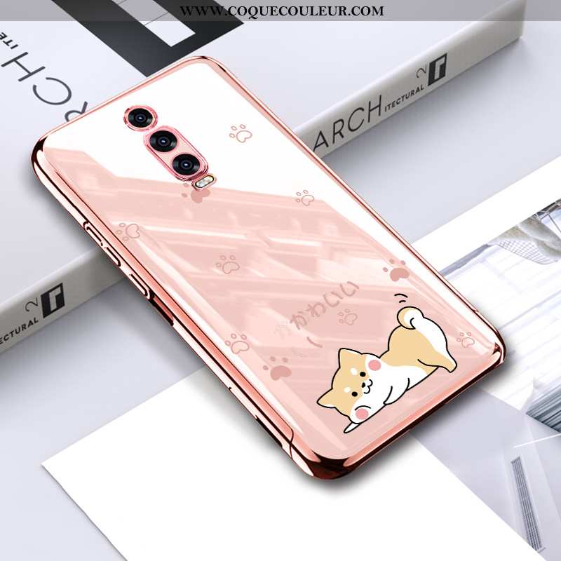 Housse Xiaomi Mi 9t Créatif Vent Tout Compris, Étui Xiaomi Mi 9t Dessin Animé Petit Rose