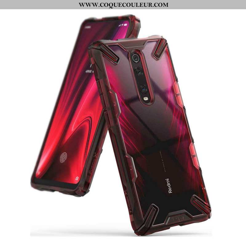 Coque Xiaomi Mi 9t Tendance Transparent Noir, Housse Xiaomi Mi 9t Fluide Doux Téléphone Portable Noi