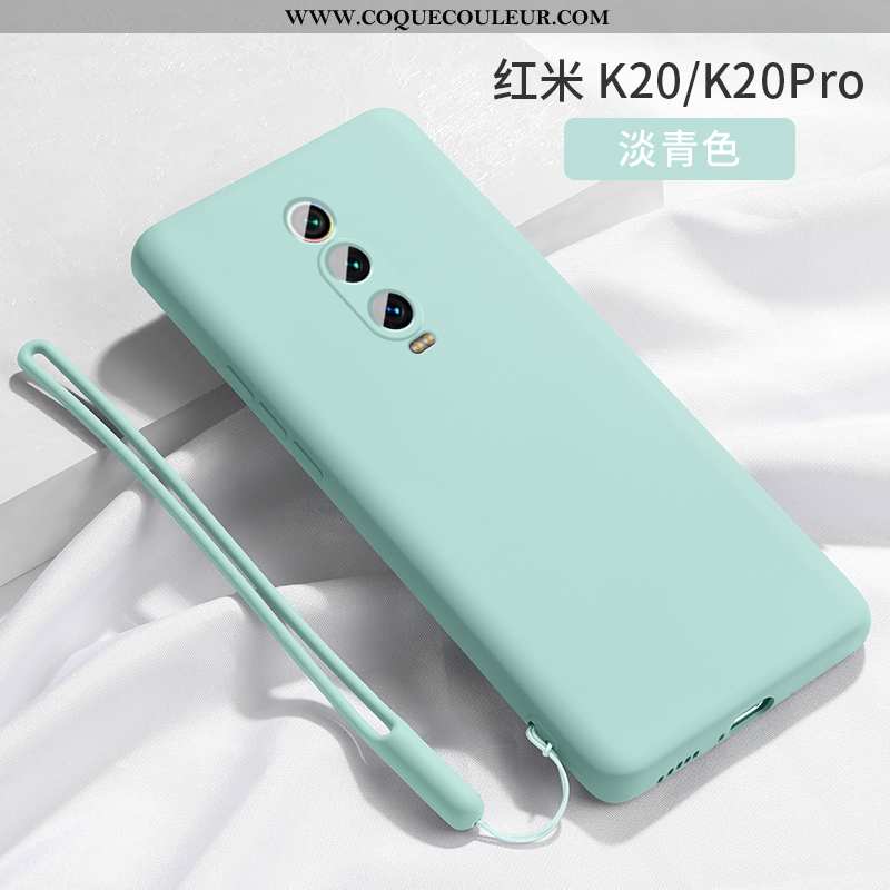 Coque Xiaomi Mi 9t Créatif Silicone, Housse Xiaomi Mi 9t Tendance Ornements Suspendus Turquoise