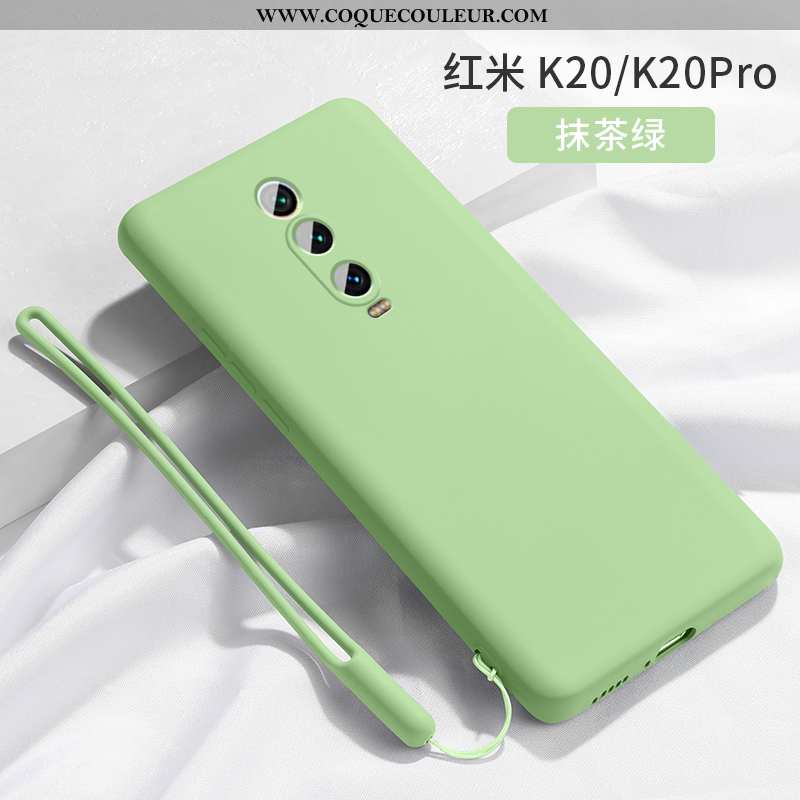 Coque Xiaomi Mi 9t Créatif Silicone, Housse Xiaomi Mi 9t Tendance Ornements Suspendus Turquoise