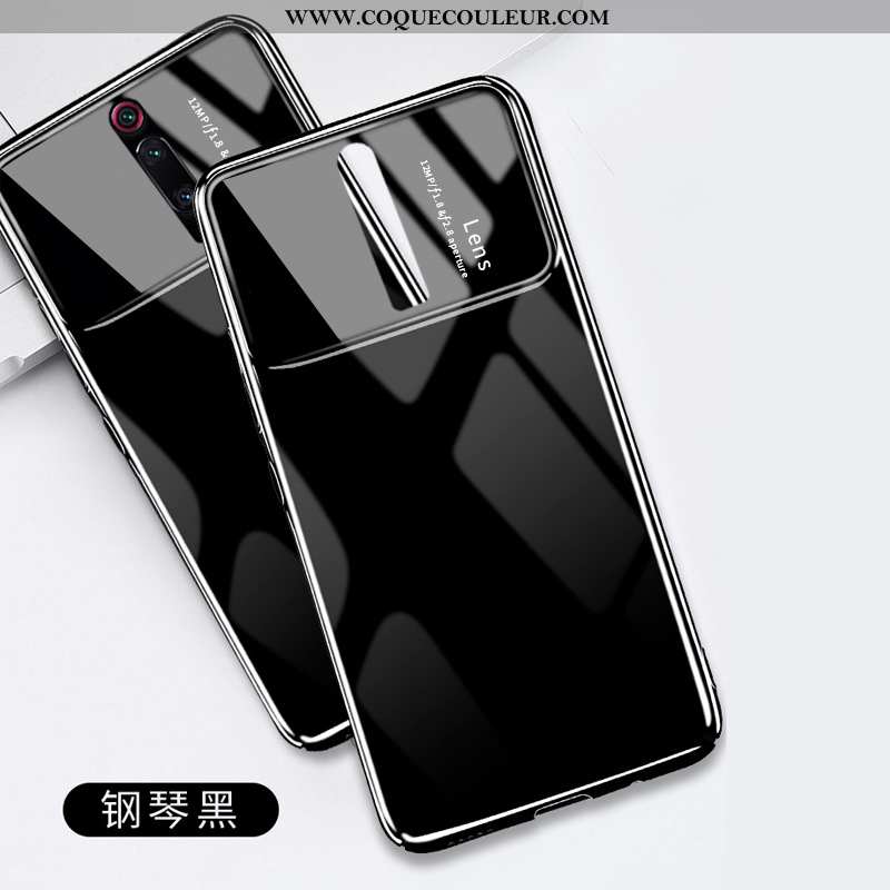 Coque Xiaomi Mi 9t Personnalité Ultra Légère, Housse Xiaomi Mi 9t Créatif Noir
