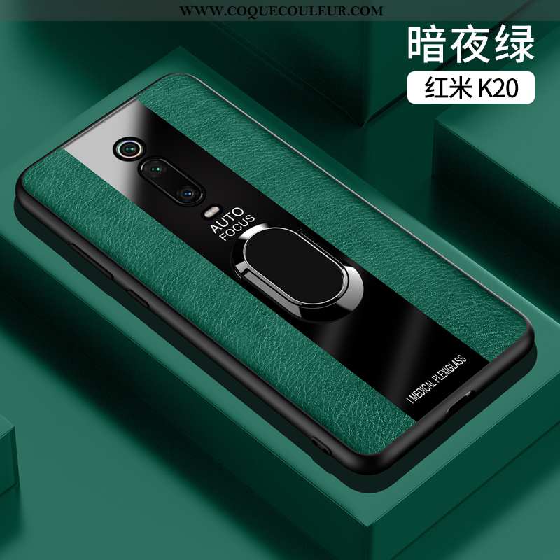 Étui Xiaomi Mi 9t Ultra Anneau, Coque Xiaomi Mi 9t Légère Protection Rouge