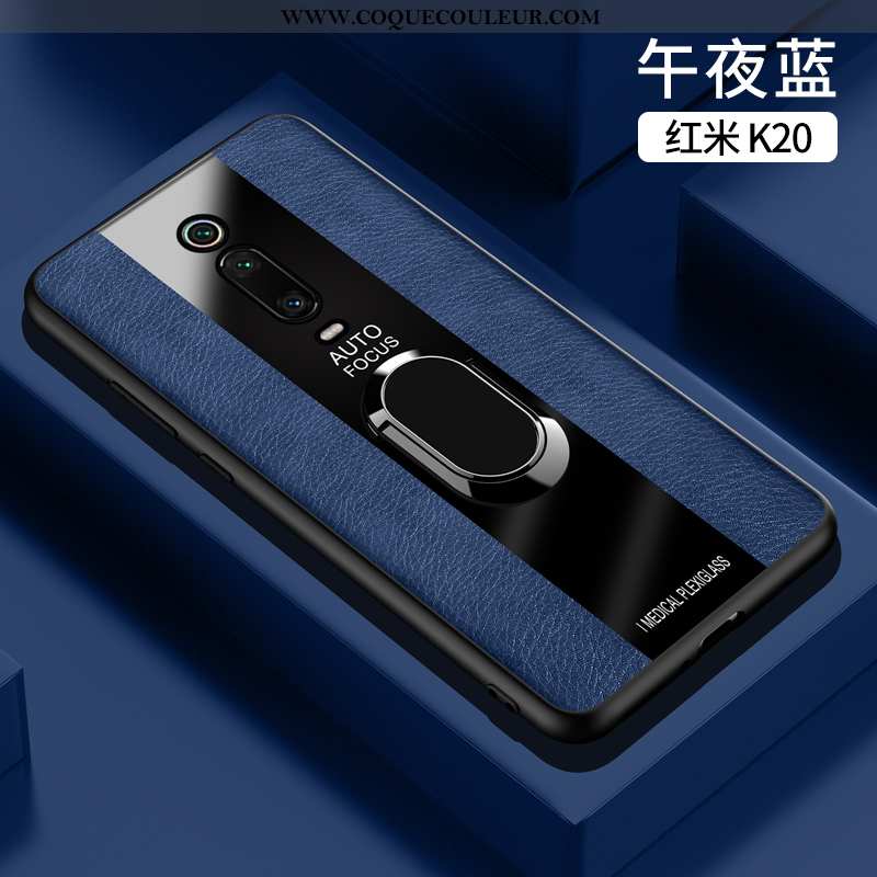 Étui Xiaomi Mi 9t Ultra Anneau, Coque Xiaomi Mi 9t Légère Protection Rouge