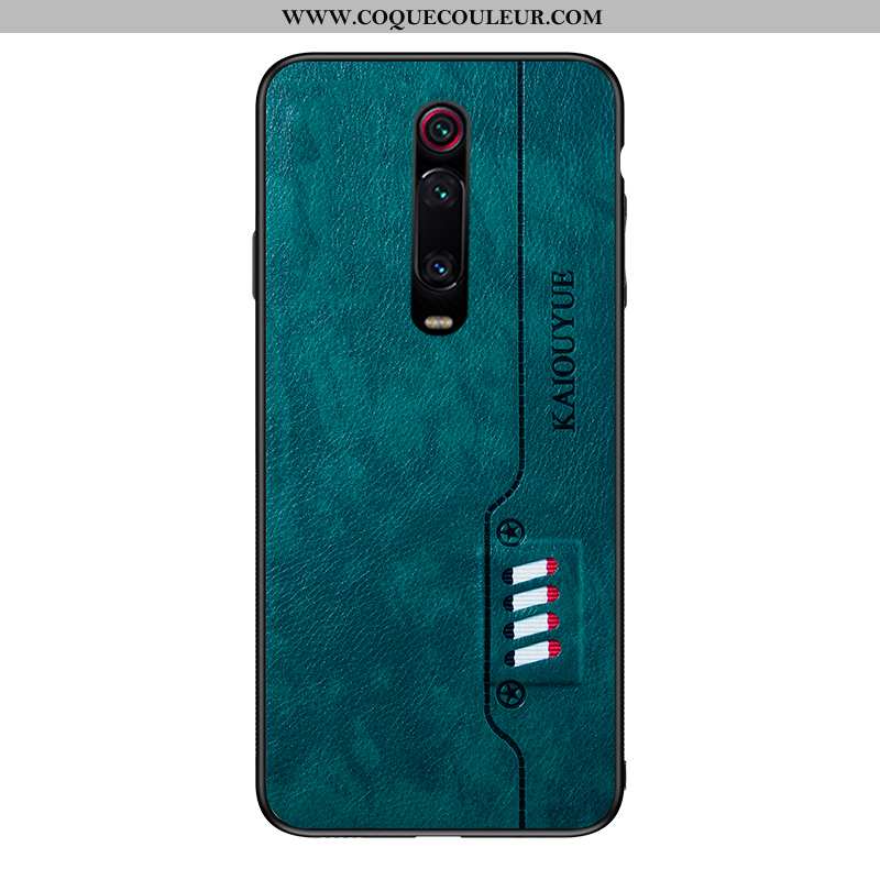 Coque Xiaomi Mi 9t Ultra Cuir Incassable, Housse Xiaomi Mi 9t Légère Téléphone Portable Verte
