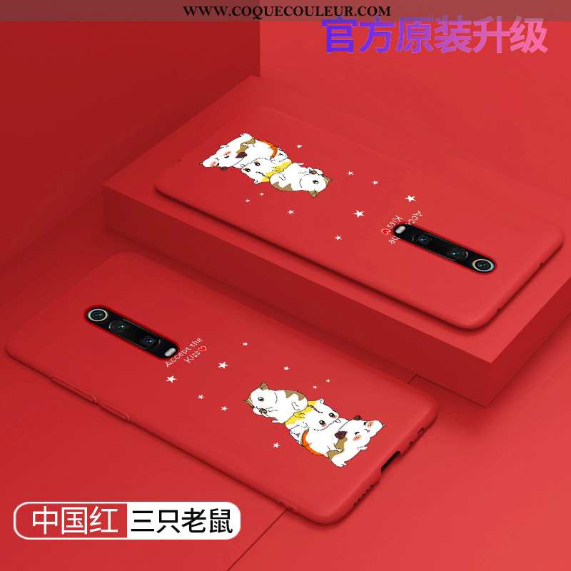 Coque Xiaomi Mi 9t Silicone Rouge Créatif, Housse Xiaomi Mi 9t Protection Téléphone Portable Verte