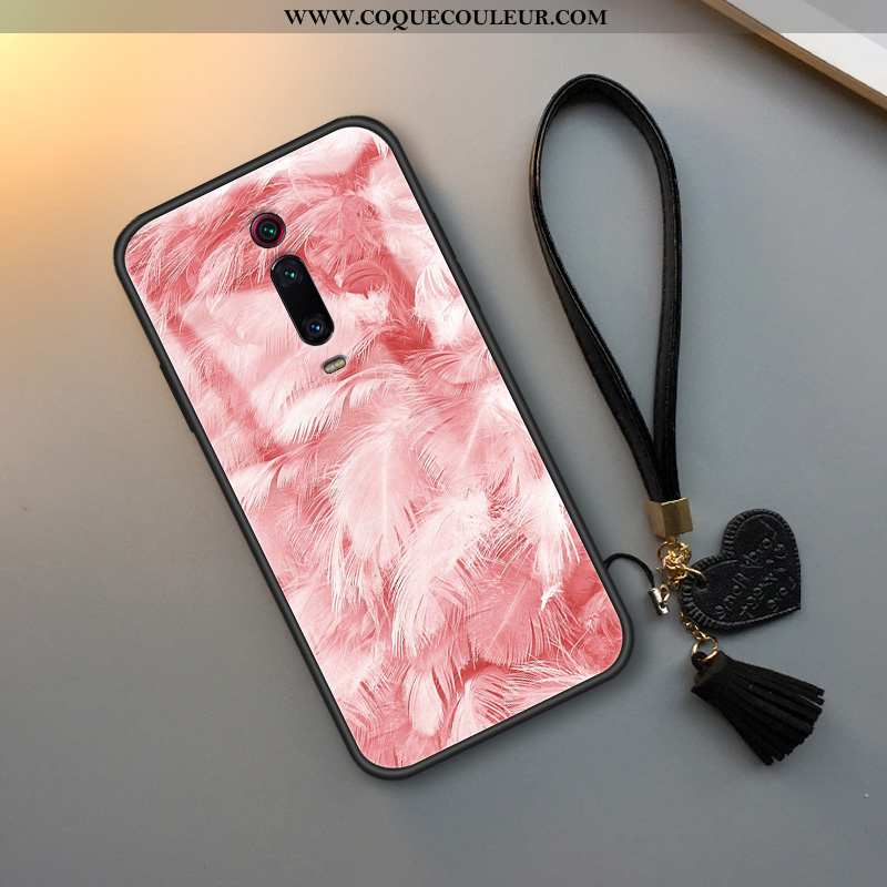 Coque Xiaomi Mi 9t Silicone Bleu Simple, Housse Xiaomi Mi 9t Protection Fluide Doux