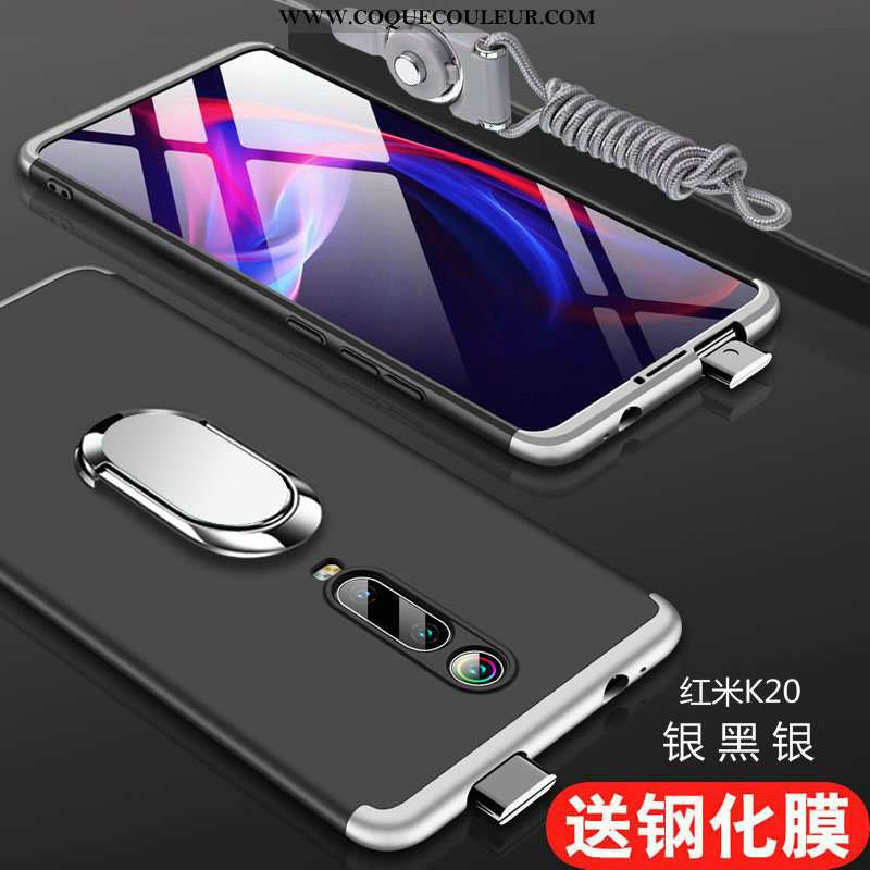 Étui Xiaomi Mi 9t Protection Tendance Tout Compris, Coque Xiaomi Mi 9t Délavé En Daim Difficile Bleu