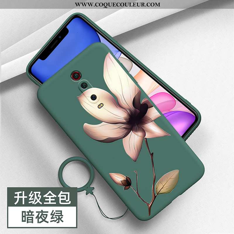 Housse Xiaomi Mi 9t Silicone Incassable Vert, Étui Xiaomi Mi 9t Personnalité Créatif Verte