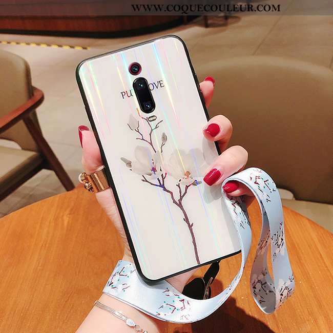 Coque Xiaomi Mi 9t Créatif Incassable Légère, Housse Xiaomi Mi 9t Ultra Tout Compris Blanche